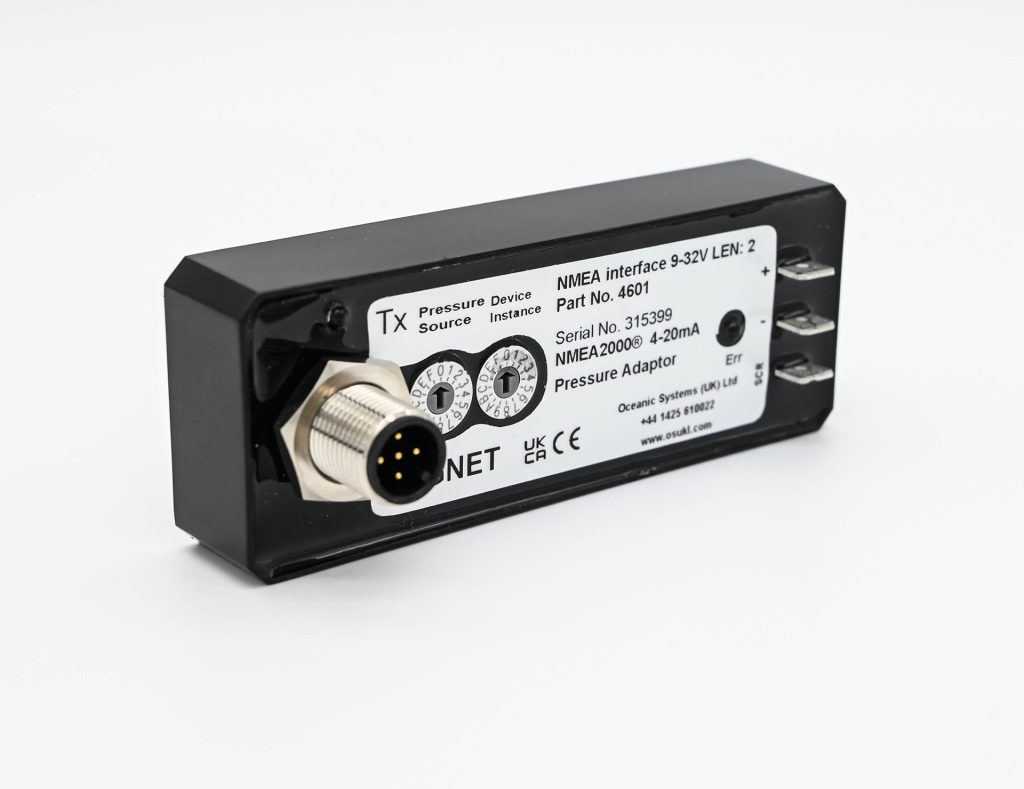 Oceanic Systems — Oceanic 4-20mA Pressure Adaptor