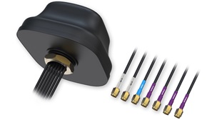 Teltonika — Teltonika 5G COMBO MIMO Mobile/GNSS/WIFI ROOF SMA Antenna
