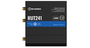 Teltonika — Teltonika RUT241 eSIM Industrial 4G/LTE WiFi Cellular Router with Digital IO