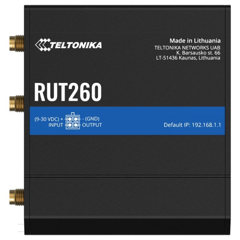 Teltonika — Teltonika RUT260 CAT 6 LTE Compact WiFi Router with WAN failover