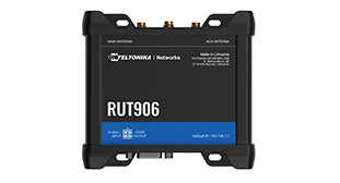 Teltonika — Teltonika RUT906 Dual SIM 4G/LTE Cat 4 Router with Serial, IO and Ethernet