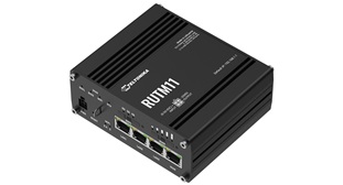 Teltonika — Teltonika RUTM11 4G LTE Cat 6 Cellular Wi-Fi Router with Dual SIM and GNSS