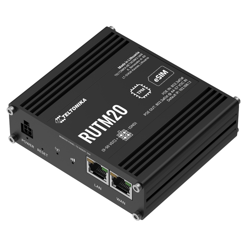 Teltonika — Teltonika RUTM20 Compact 5G Router with WiFi 5, PoE Out and Dual SIM
