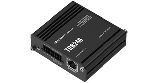 Teltonika — Teltonika TRB246 Cellular All-In-One Industrial M2M 4G/LTE Cat 4 Gateway with GPS, RS232, RS485 and I/O