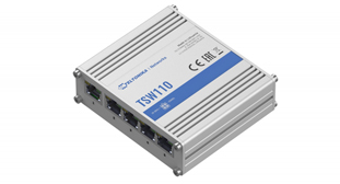 Teltonika — Teltonika Unmanaged Industrial 5 Port Gigabit Ethernet Switch