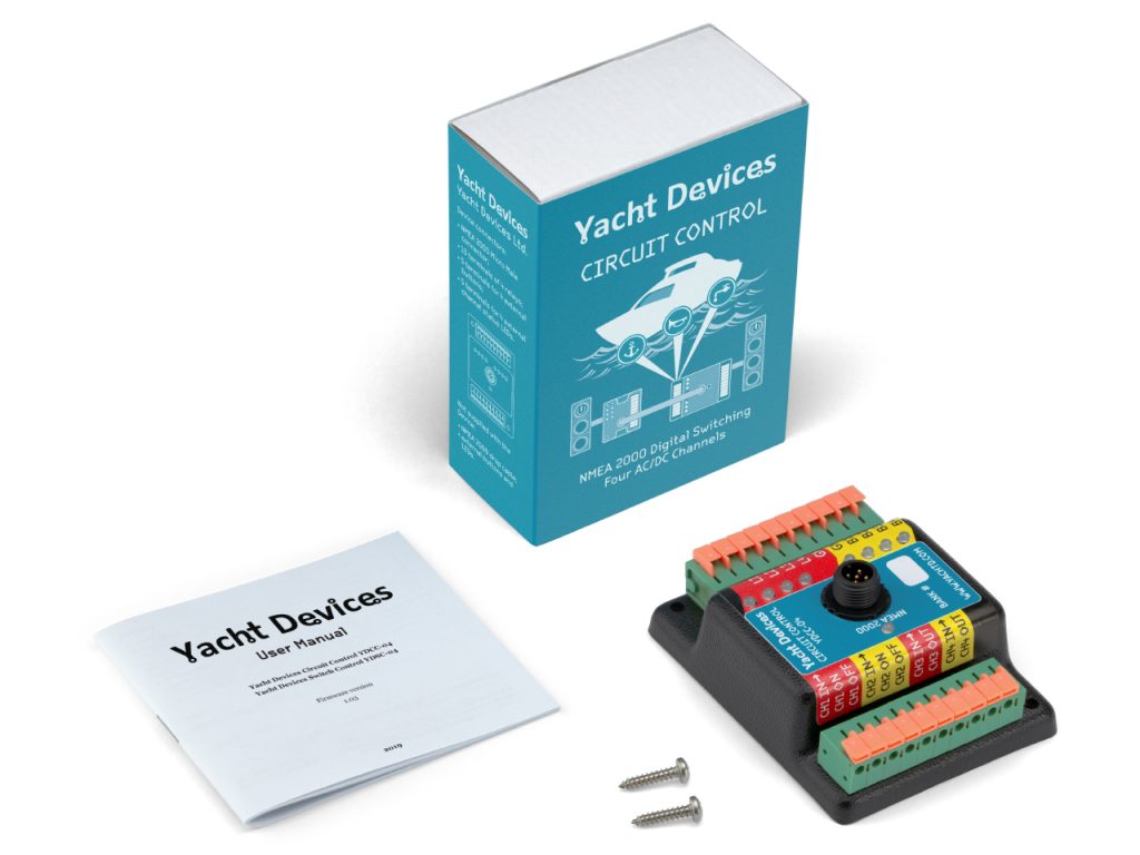 YachtDevices — YachtDevices Circuit Control