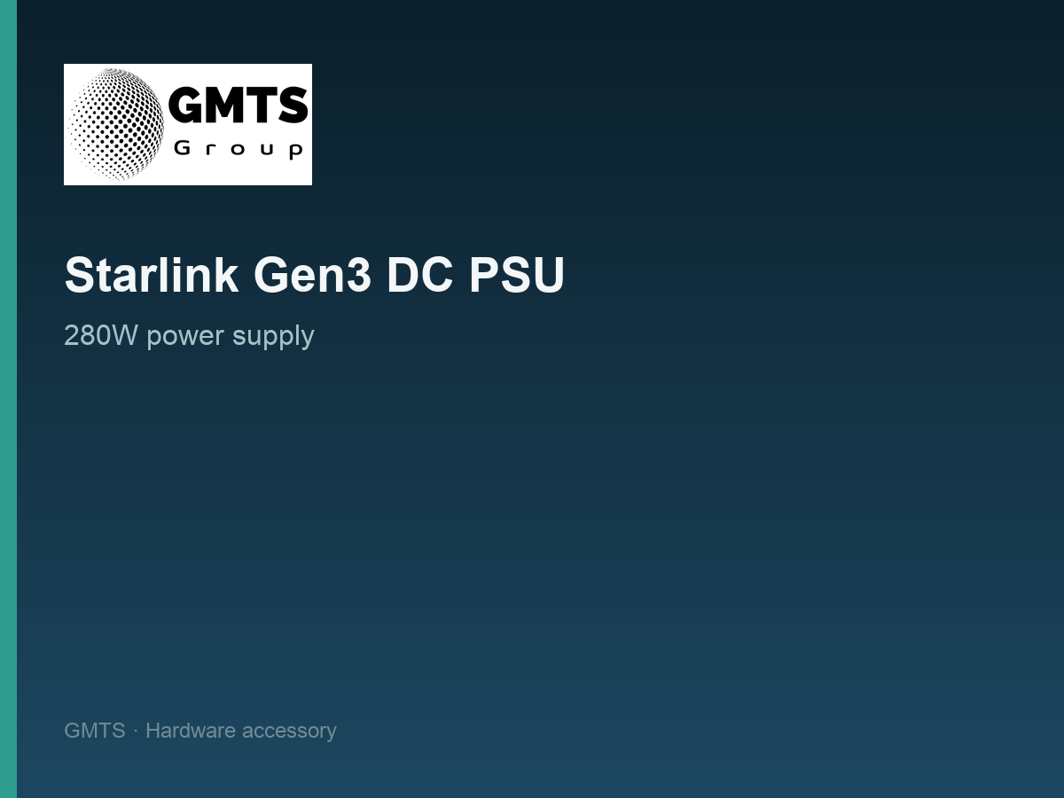 Starlink — Starlink Gen3 - DC 280W Power Supply (PSU Only)
