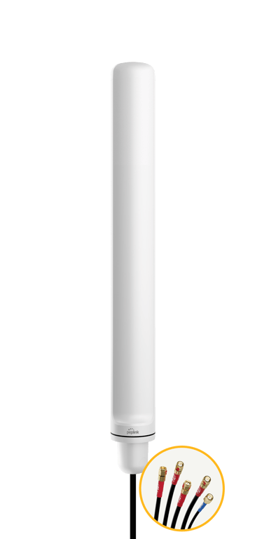 Peplink — Maritime 40G Antenna, 4xCell/GPS, White 2m