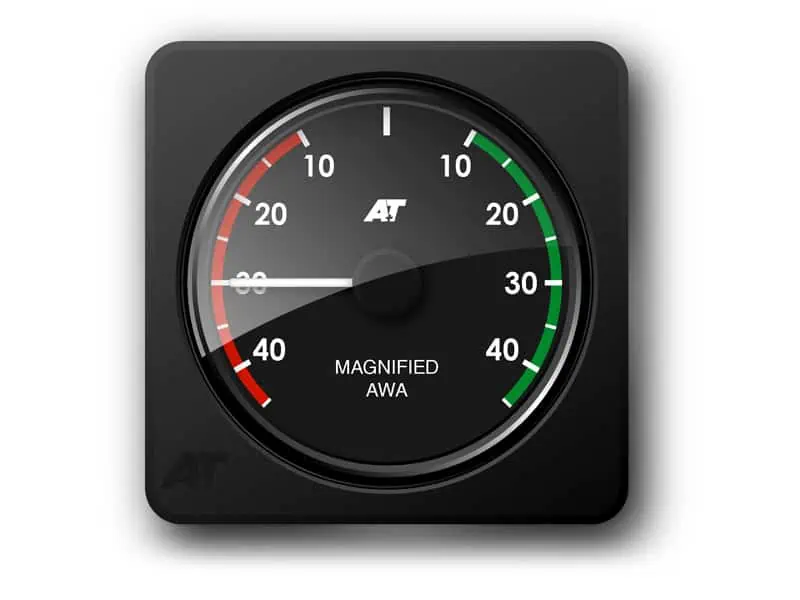 A+T Instruments, Analogue Display Magnified Apparent Wind Angle