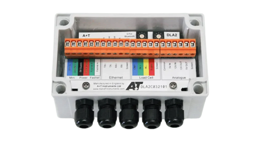 A+T Instruments, A+T DLA2 loadcell amplifier — Fastnet output